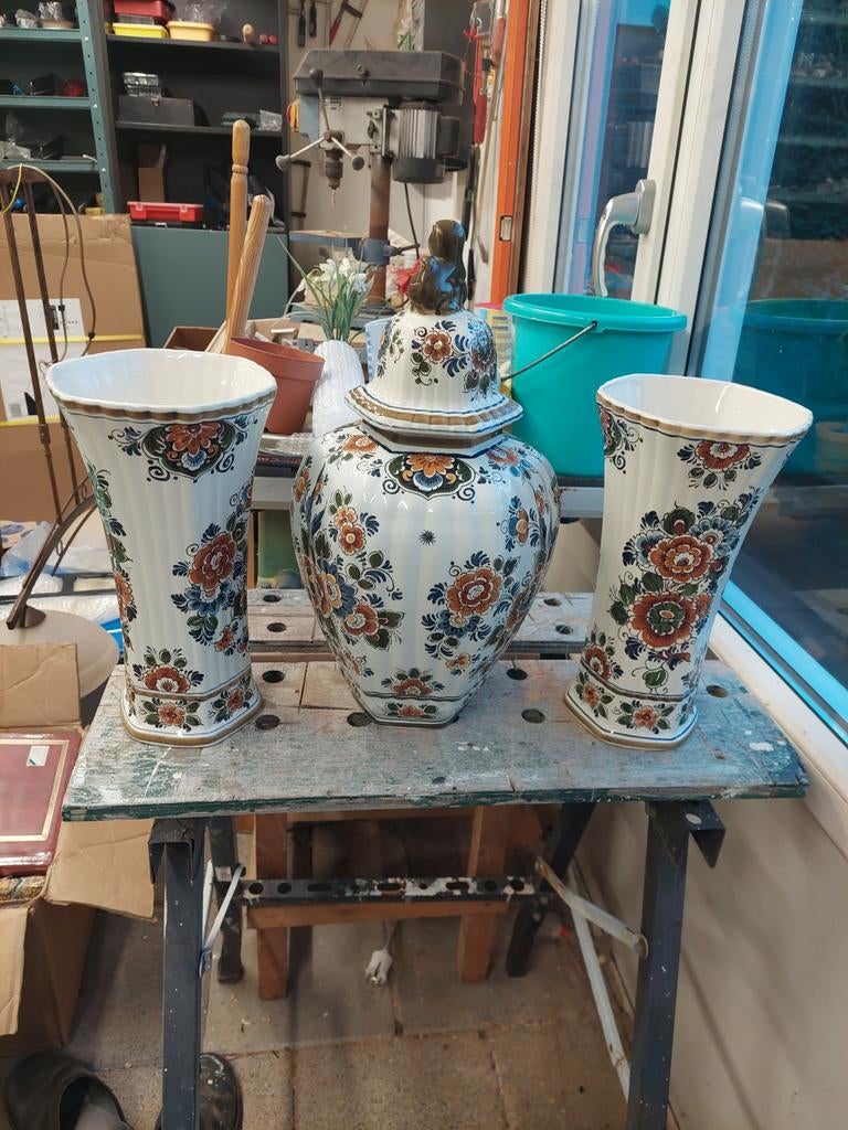 Delftsblauw kaststel, Ophalen