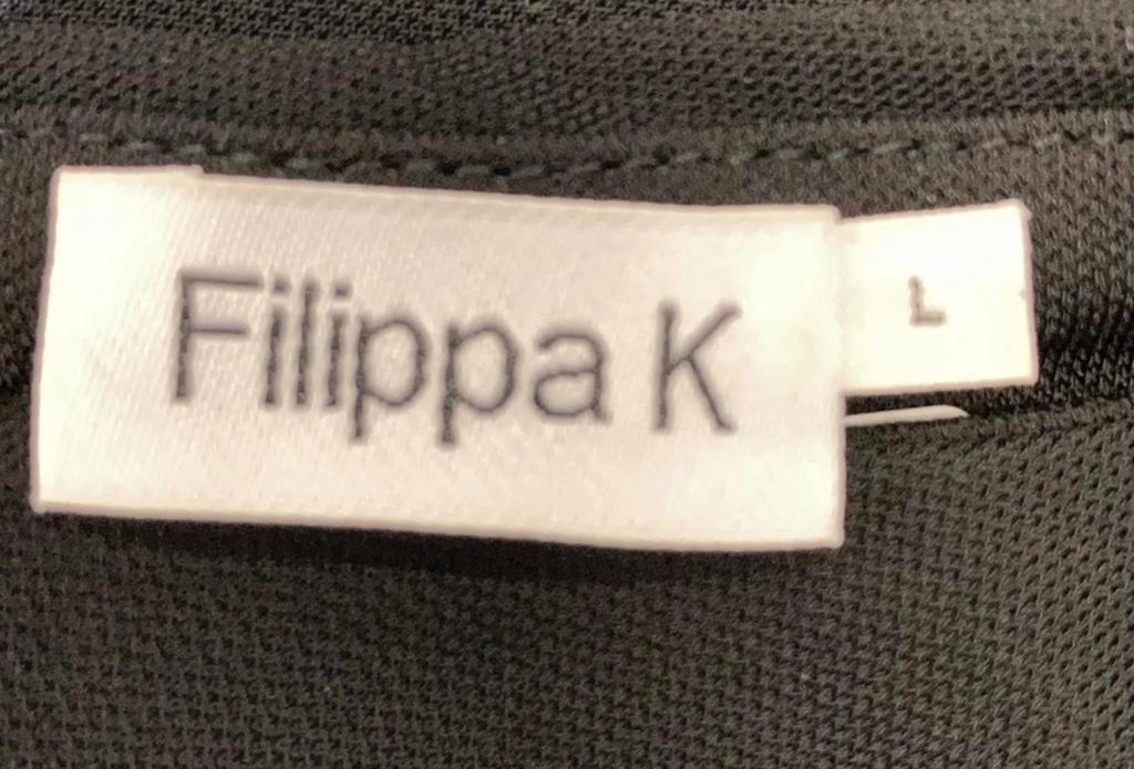 Top van Filippa K - Maat : L, Verzenden, Zwart, Maat 42/44 (L), Zo goed als nieuw