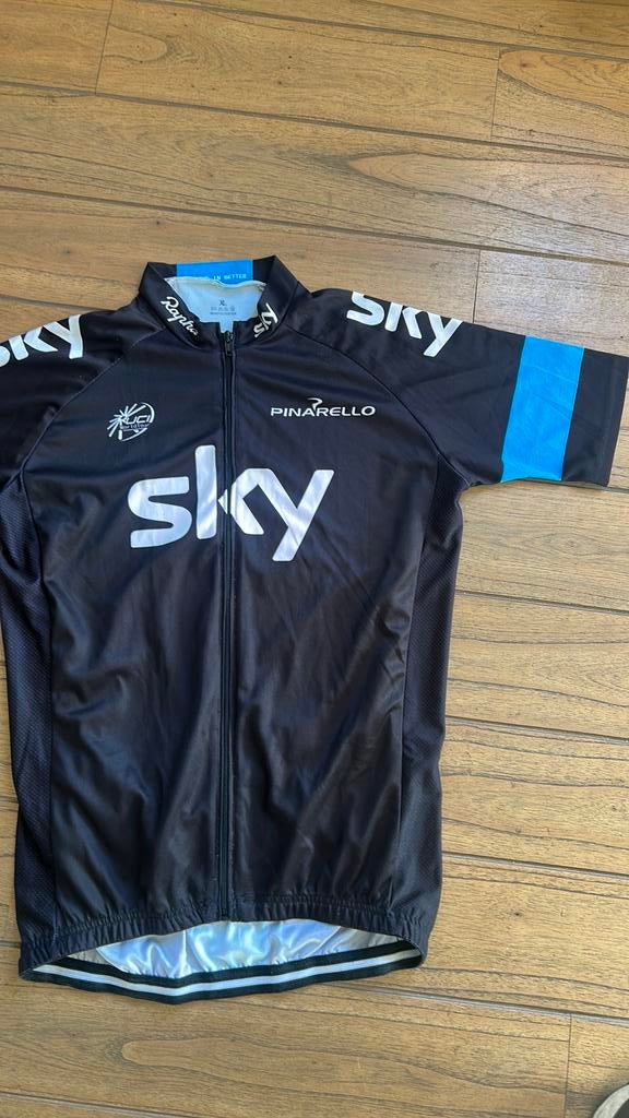 Rapha Sky Pinarello fiets shirt XL zwart, Fietsen en Brommers, Fietsaccessoires | Fietskleding, Ophalen of Verzenden, Zo goed als nieuw