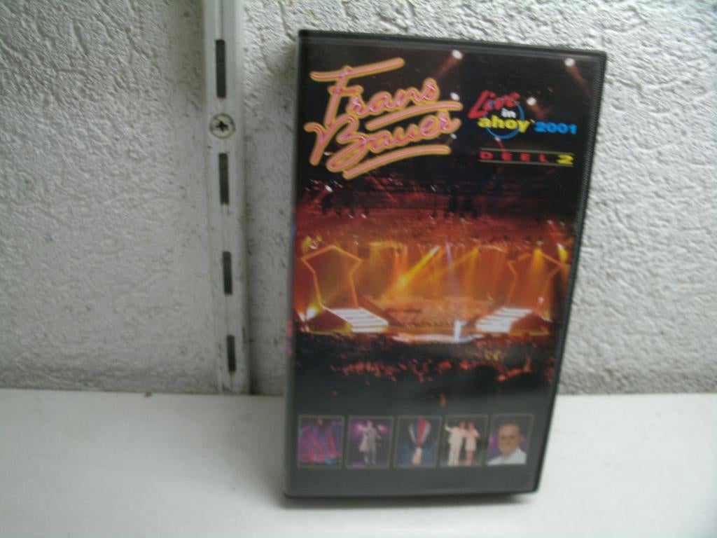 vhs 153b frans bauer live in ahoy 2001 deel 2, Alle leeftijden, Ophalen of Verzenden, Zo goed als nieuw
