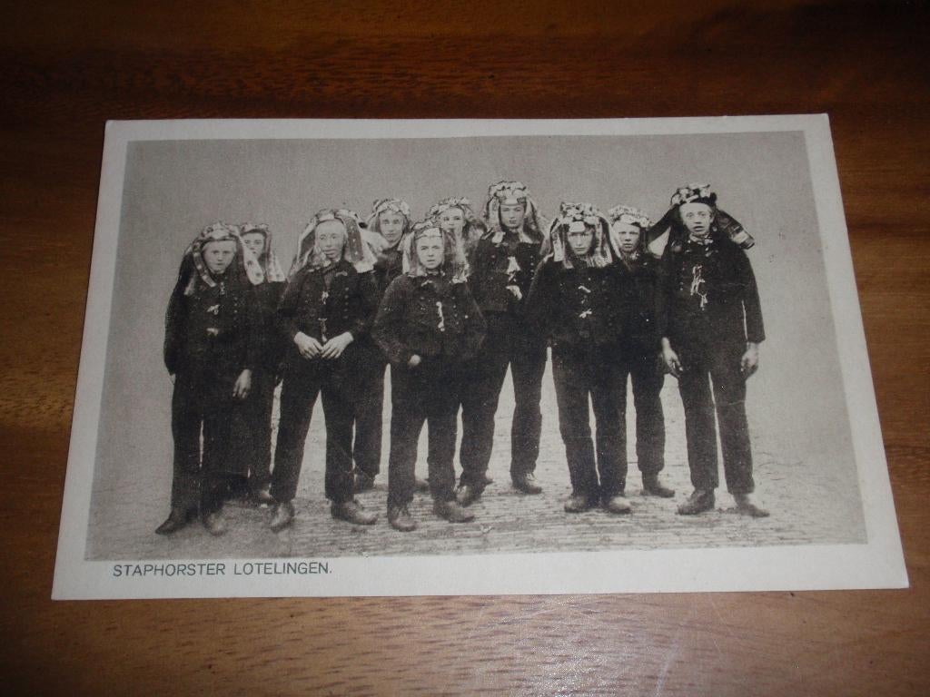 Staphorster Lotelingen Staphorst Klederdracht Kinderen, Verzamelen, Verzenden, 1920 tot 1940, Ongelopen, Overijssel