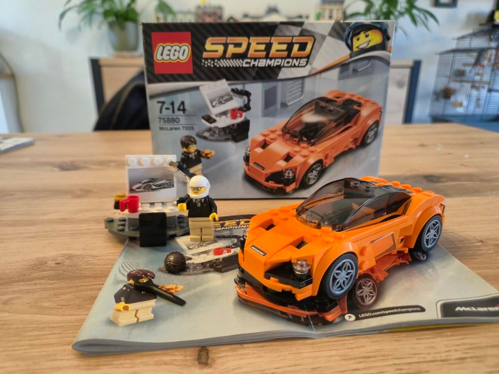 Lego Speed Champions 75880 McLaren 720S, Ophalen of Verzenden, Zo goed als nieuw, Complete set, Lego