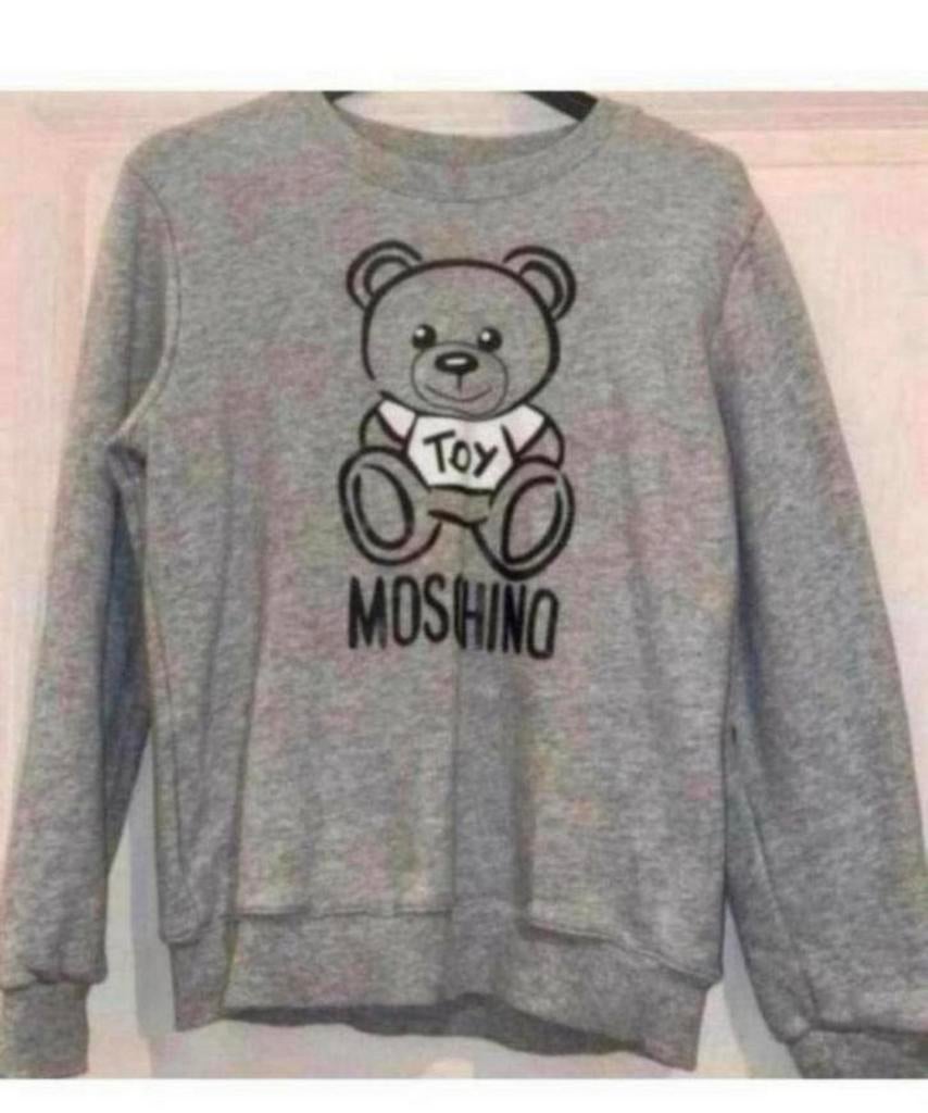 Moschino sweater maat 140 met teddybeer print, Kinderen en Baby's, Kinderkleding | Maat 140, Ophalen of Verzenden, Gebruikt, Jongen of Meisje