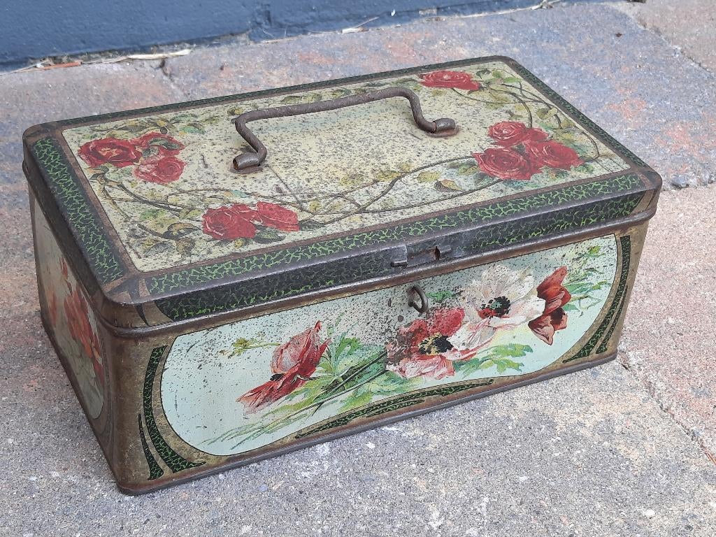 Vintage blik, Verzamelen, Blikken, Ophalen of Verzenden, Gebruikt, Overige