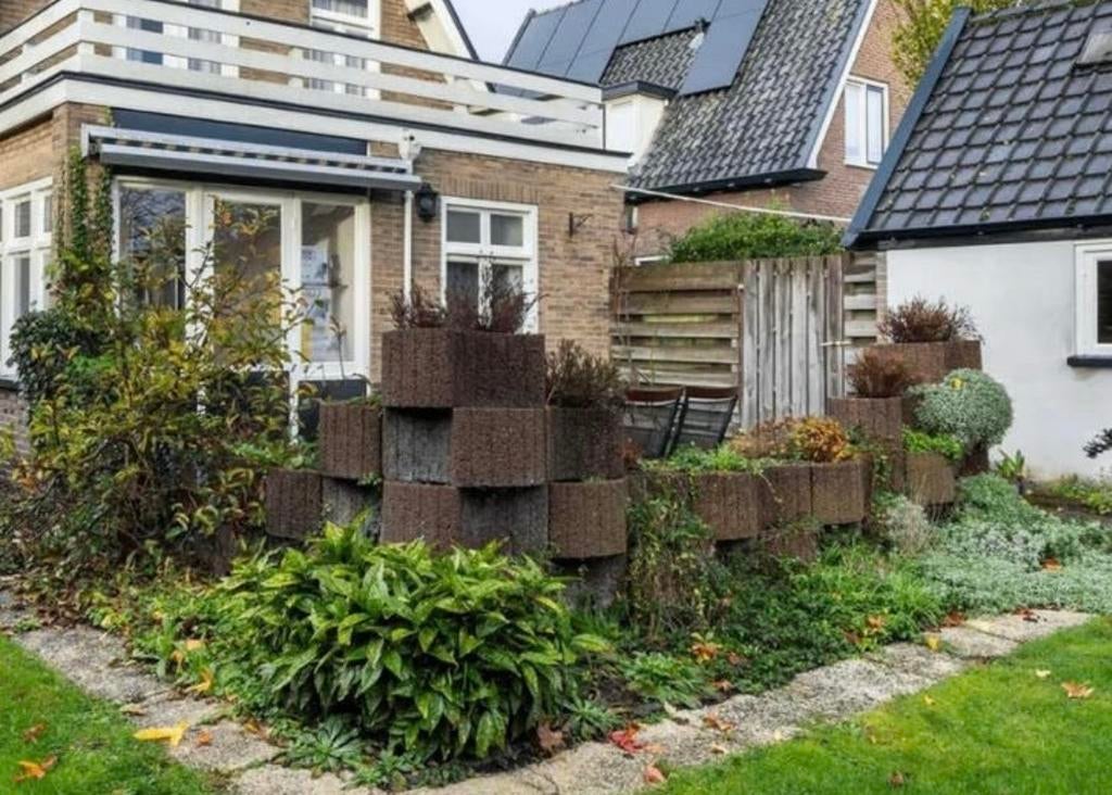 Betonnen bloembakken/plantenbakken voor tuin of balkon, Tuin en Terras, Bloembakken en Plantenbakken, Ophalen, Gebruikt, Minder dan 30 cm
