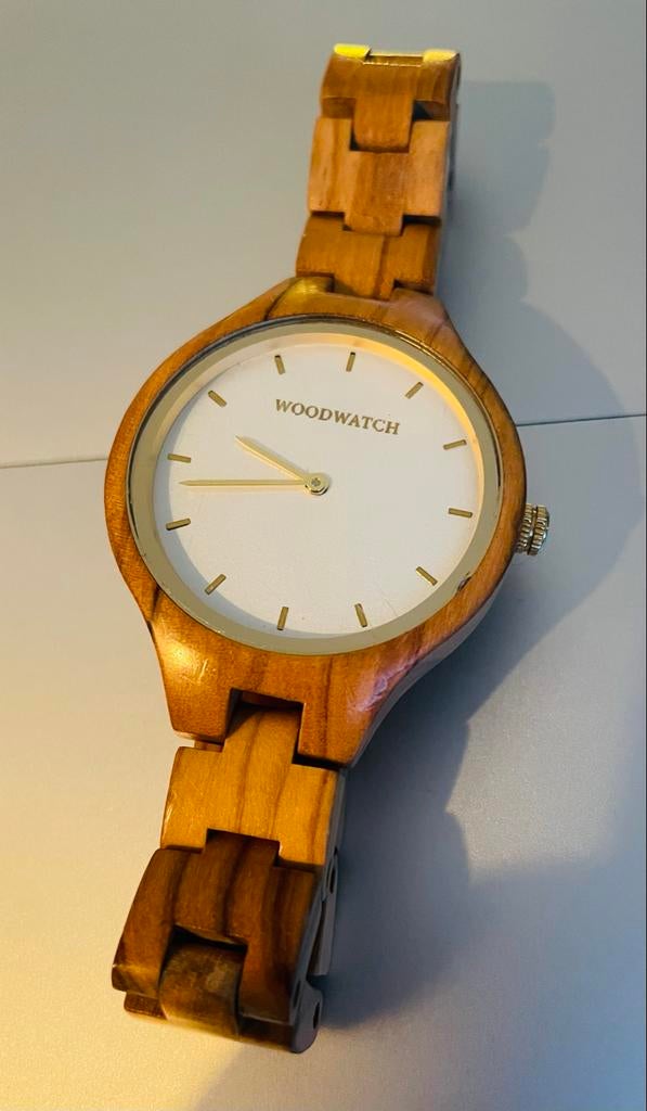 Woodwatch horloge - Houten polshorloge, Overige merken, Overige materialen, Polshorloge, Overige materialen