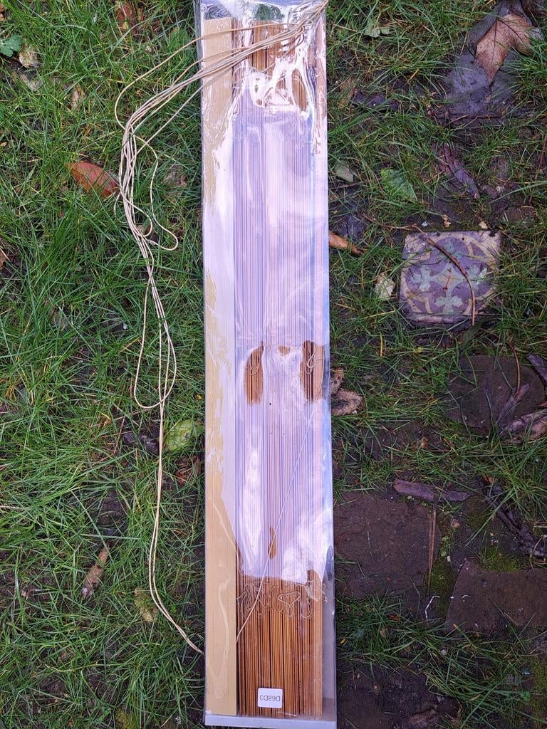 Vintage houten jaloezie 120x180, Ophalen of Verzenden, Nieuw, 150 tot 200 cm