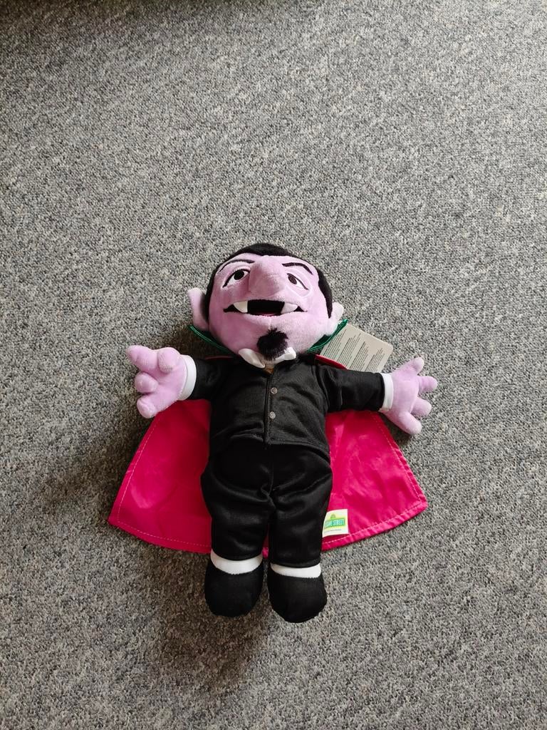 Graaf Tel uit Sesamstraat knuffel, Ophalen, Overige merken, Overige karakters, Overige typen