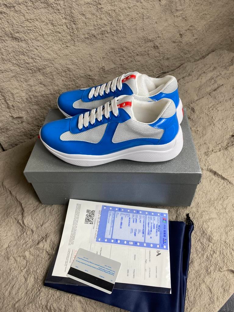 Prada America’s Cup Blauw – Alle Maten Beschikbaar, Ophalen of Verzenden, Sneakers of Gympen