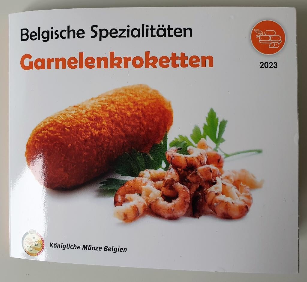 België World Money Fair BU set 2023 garnalenkroketten, Verzenden, Setje