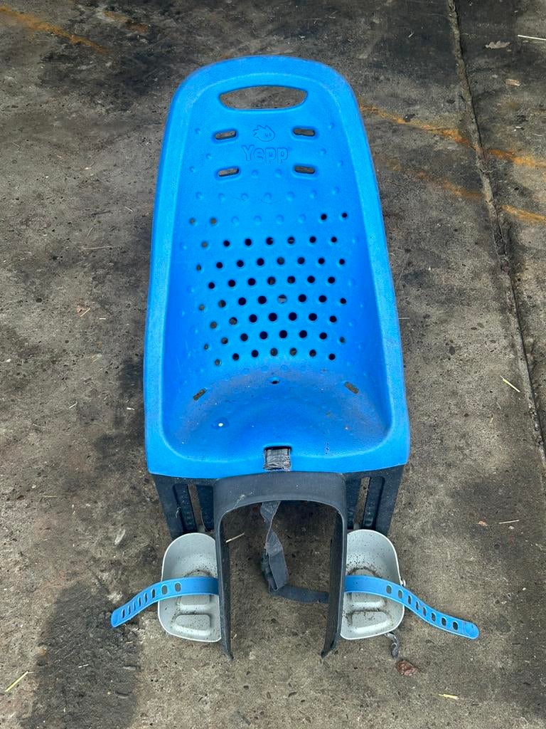 Kinderzitje fiets, Ophalen, Gebruikt