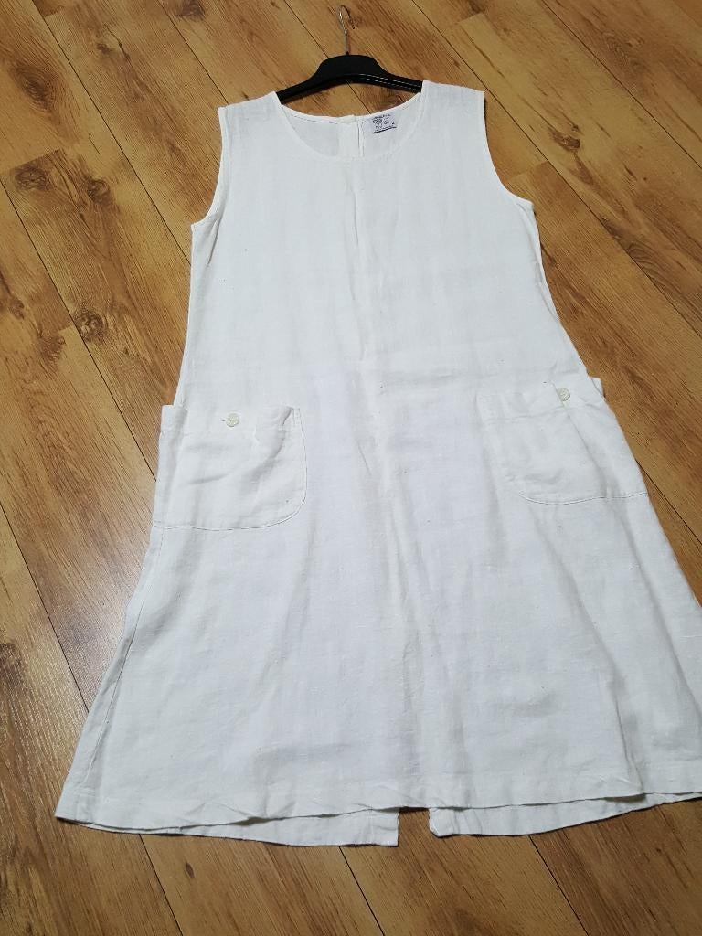 Completo jurkje met knoopjes op rug, incl verzend, Kleding | Dames, Completo, Verzenden, Wit, Maat 42/44 (L)