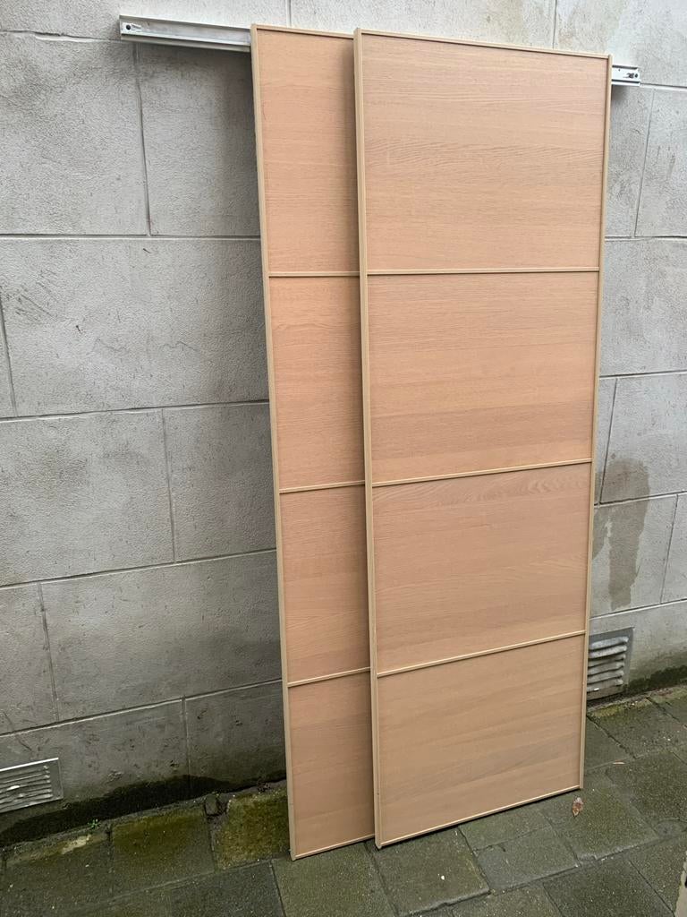 Gratis houten schuifdeuren Ikea Pax Malm, Ophalen, Gebruikt, Binnendeur, Schuifdeur