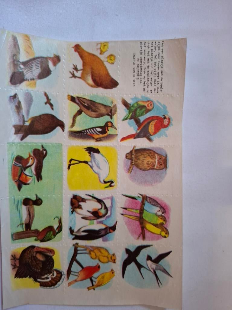 De Gruyter's snoepje van de week afschuifplaatjes, Verzamelen, Merken en Reclamevoorwerpen, Ophalen of Verzenden, Zo goed als nieuw