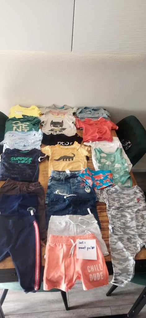 Kledingpakket maat 74 / 80 / kinderkleding maat 74 / 80, Ophalen of Verzenden, Maat 74