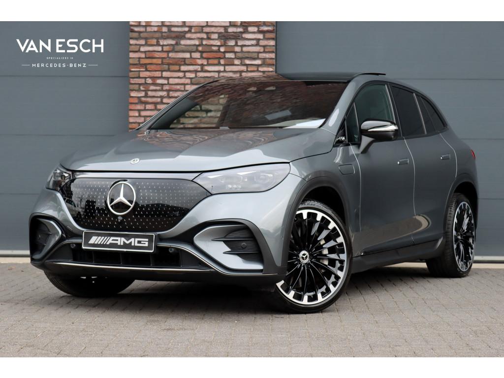 Mercedes-Benz EQE SUV 300 AMG Line Premium 91 kWh | Hyperscr, 12 maanden, Achterwielaandrijving, Gebruikt, Zwart