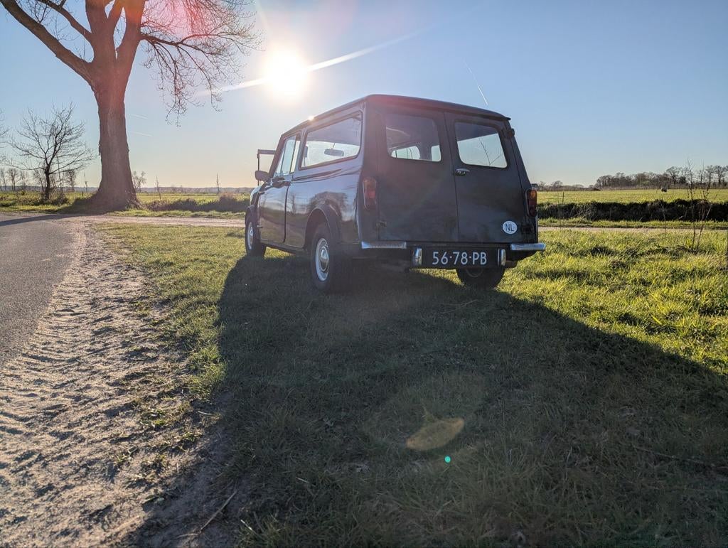 Mini 1000 VAN - 1976, Auto's, Zwart, Stationwagon, Handgeschakeld, Mini