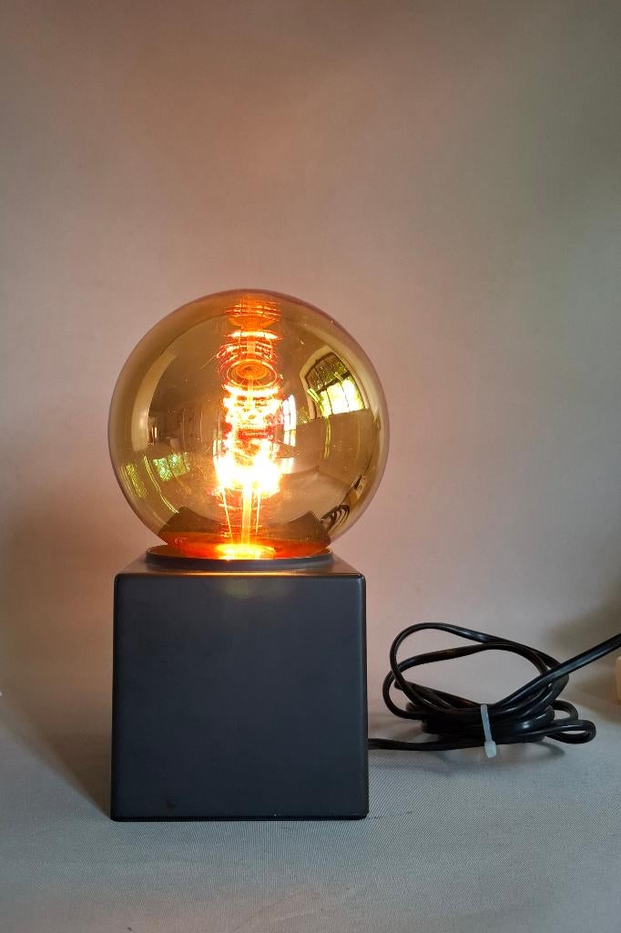 vintage bollamp philips design lamp space age, Ophalen of Verzenden, Zo goed als nieuw, Glas, Minder dan 50 cm