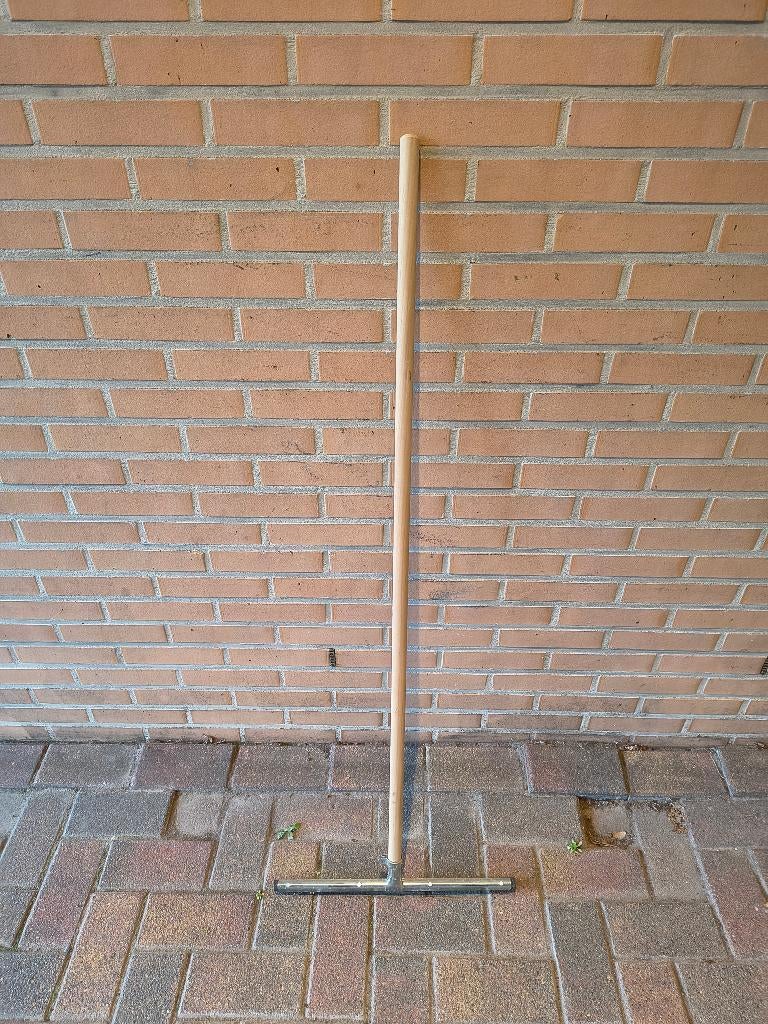 Vloertrekker met houten steel, Ophalen, Mop of Dweil