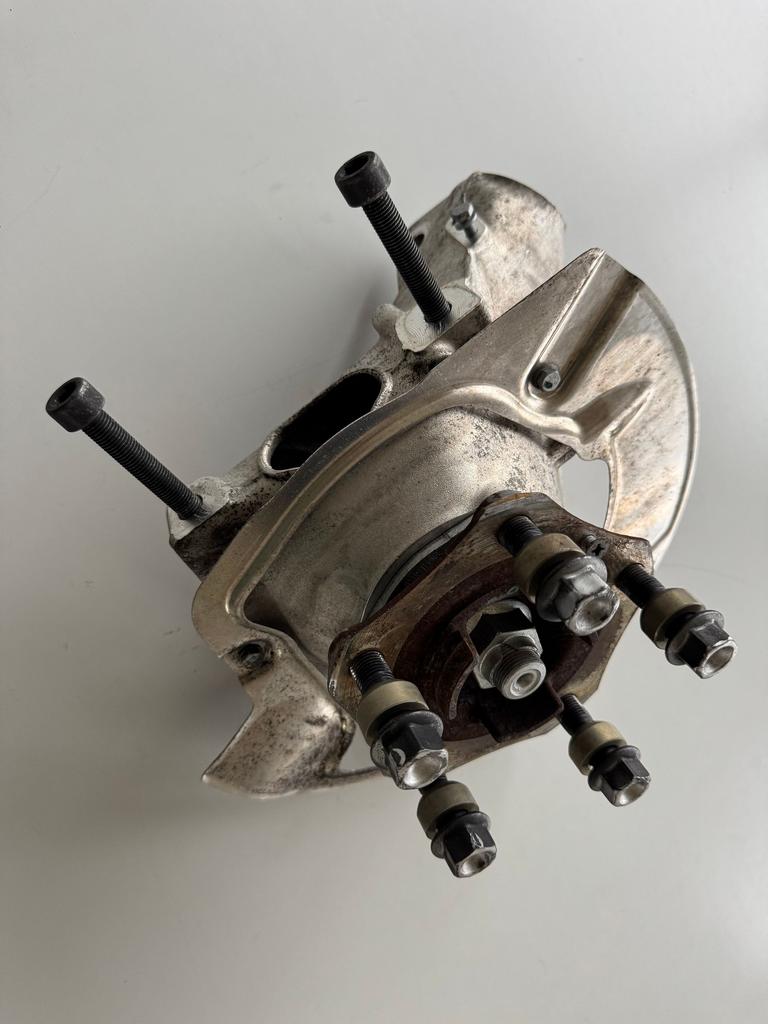 Porsche 991.341.658.06 wieldrager fusee rechts voor, Gebruikt, -, -, Ophalen of Verzenden