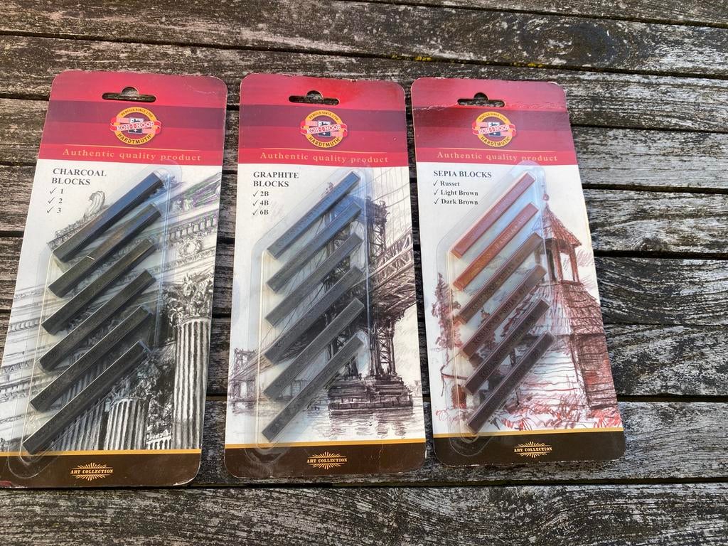 Graphite blocks tekenen, Ophalen of Verzenden, Nieuw, Potlood of Stift