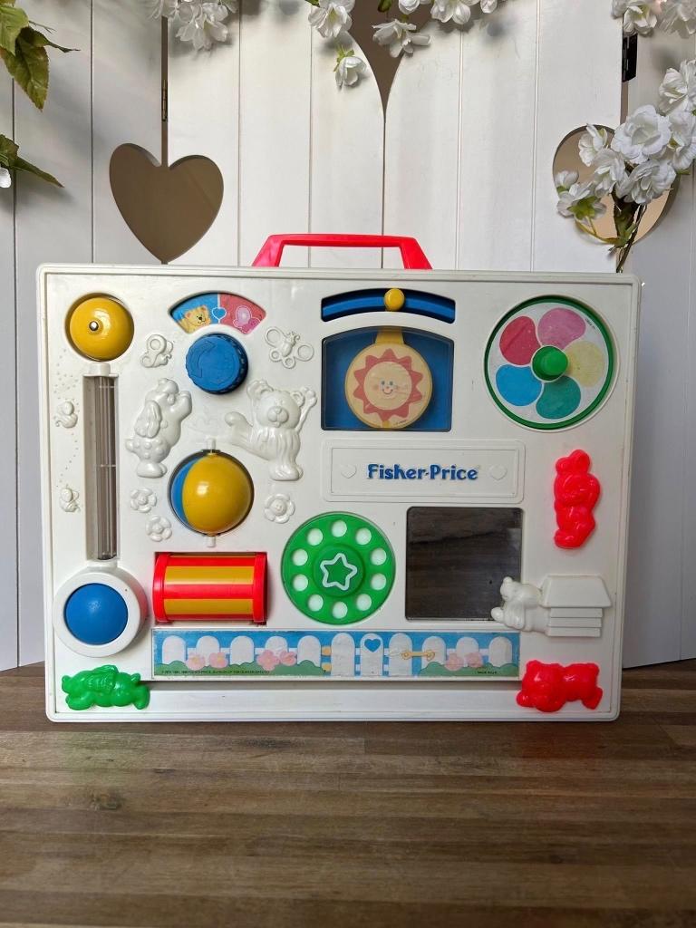 Vintage 1988 Fisher Price activiteiten bord, Ophalen of Verzenden, Gebruikt, Overige typen, Met geluid