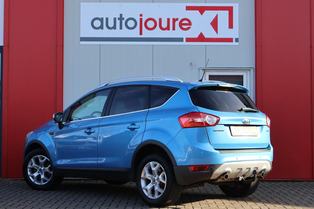 Ford Kuga 2.5 20V Titanium | 5-cilinder | Cruise Control | P, Stof, Gebruikt, Zwart, Blauw