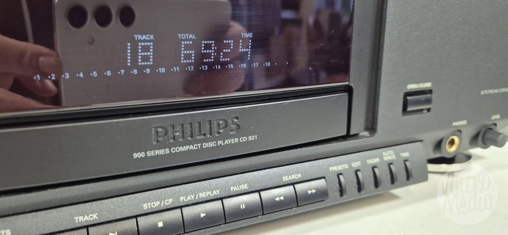 Philips CD931 CD-Speler | CD | 900 Serie | CDM-9 | Garantie, Audio, Tv en Foto, Cd-spelers, Ophalen of Verzenden, Refurbished