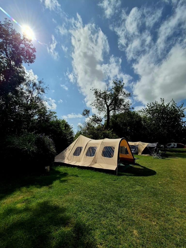 Redwood Maclura technisch katoenen 4-persoonstent, Caravans en Kamperen, Ophalen, Gebruikt, Tot en met 4