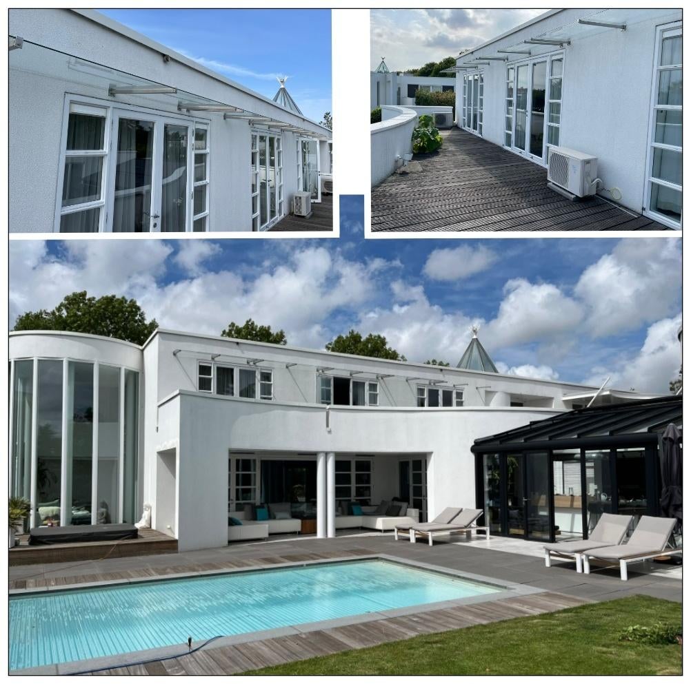 Luifel, deurluifel, overkapping op maat. Rvs/glas NIEUW, Doe-het-zelf en Verbouw, Deuren en Horren, Overige typen, Nieuw, Ophalen of Verzenden