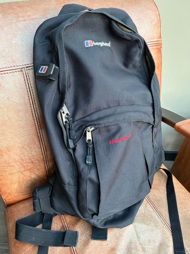 Berghaus Freeflow 20 Rugzak - Zwart, Ideaal voor Dagtochten, Overige merken, Gebruikt, 25 tot 40 cm, Ophalen of Verzenden