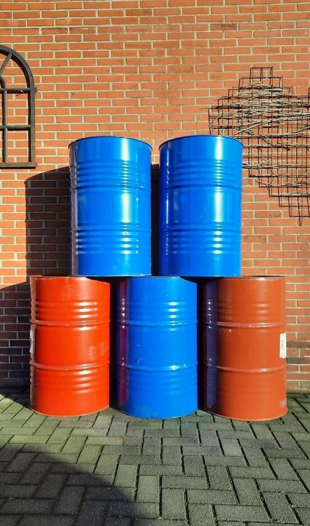 200 liter vat vuurton brandvat brandton vuurkorf, Tuin en Terras, Vuurkorven, Ophalen of Verzenden