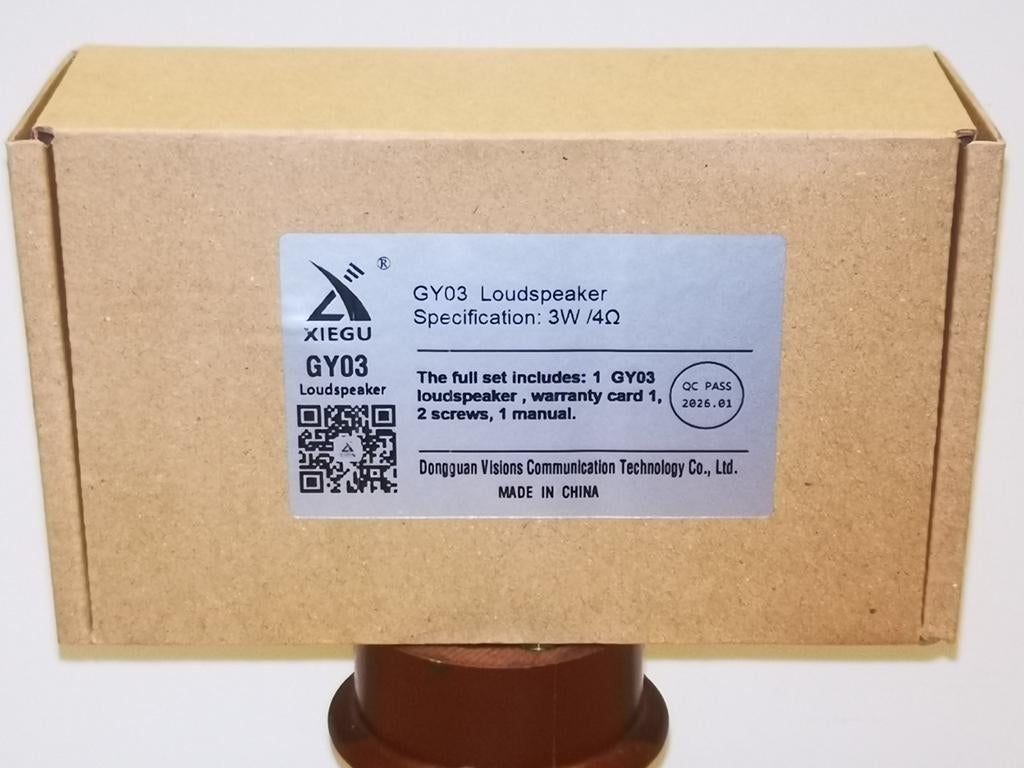 Xiegu GY03 Speaker high quality, Ophalen of Verzenden, Nieuw