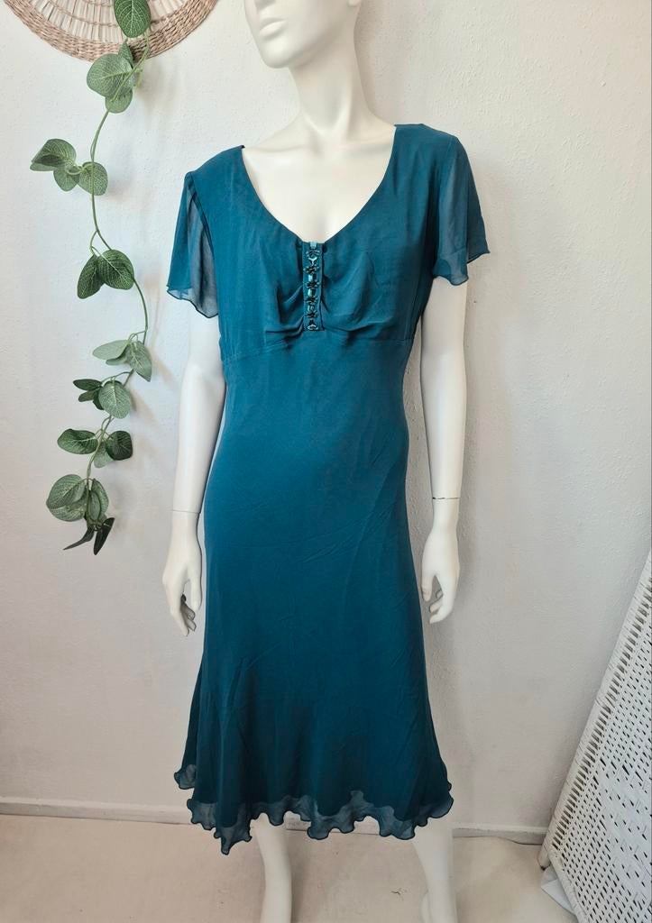 Vintage Y2k cocktail dress M/L, Maat 38/40 (M), Cocktailjurk, Ophalen of Verzenden, Zo goed als nieuw