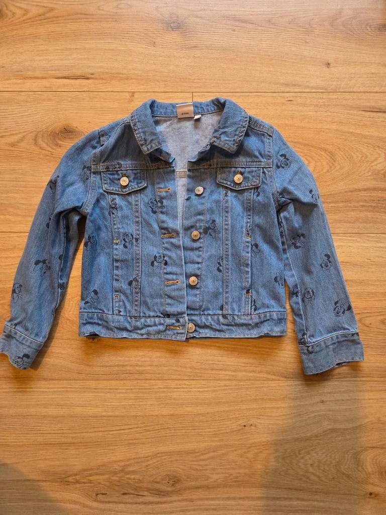 Spijkerjas Kiabi, maat 6, Kiabi, Meisje, Ophalen of Verzenden, Zo goed als nieuw