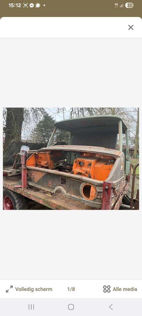 Unimog cabine 421, Auto-onderdelen, Carrosserie en Plaatwerk, Ophalen of Verzenden, Bumper