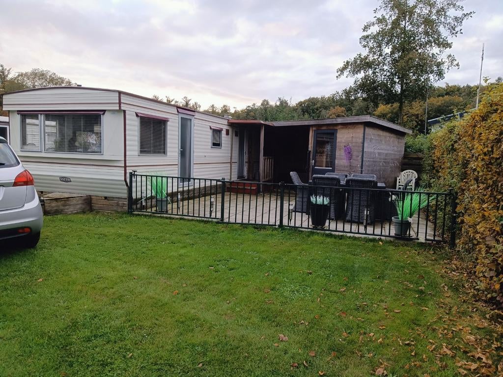 Met Veranda en schuurtje, Caravans en Kamperen, Kampeeraccessoires, Ophalen