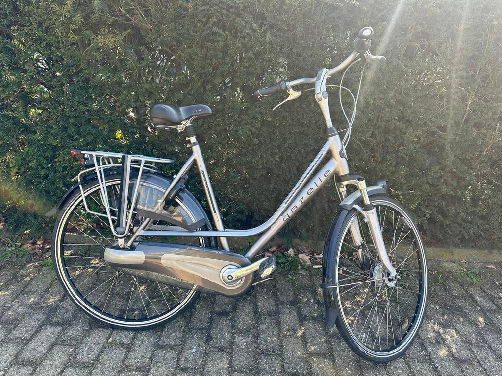 Gazelle Paris plus 7 versnellingen framemaat 57 nieuwstaat!!, Fietsen en Brommers, Ophalen, Versnellingen, 56 cm of meer, Zo goed als nieuw
