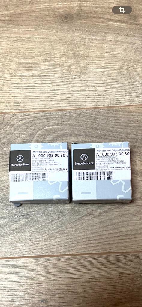 Twee TPMS/RDK Sensoren origineel Mercedes, Ophalen of Verzenden, Nieuw, Mercedes-Benz