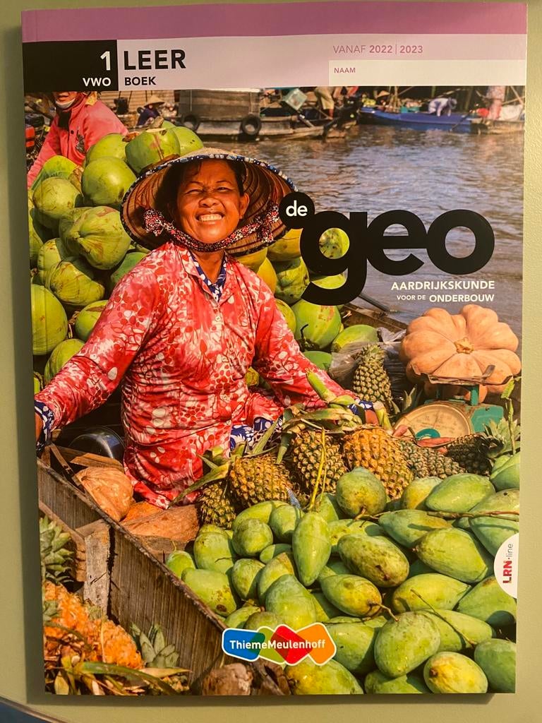 De Geo Aardrijkskunde leerboek 1 vwo, Boeken, Schoolboeken, Verzenden, Nieuw, VWO, Aardrijkskunde