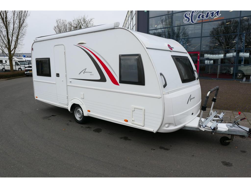 Bürstner Averso 460 TS mover, luifel en voortent, Caravans en Kamperen, Caravans, 4 tot 5 meter, Tot en met 4, 1000 - 1250 kg