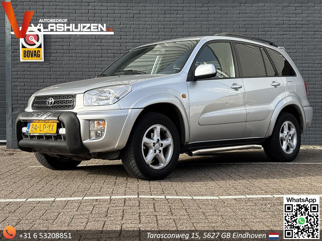 Toyota RAV4 2.0-16V VVT-i Sol | Airco | Trekhaak |, 1998 cc, Stof, Gebruikt, Zwart