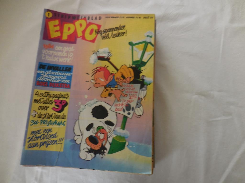 StripWeekblad Eppo 1984 en 1985 67 losse nummers, Boeken, Meerdere stripboeken, Ophalen, Gelezen