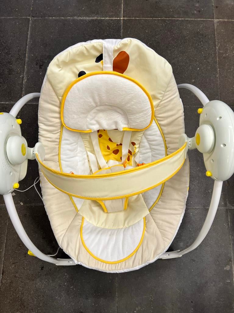 Baby schommelstoel elektrisch, ., Ophalen of Verzenden, Zo goed als nieuw, Little World