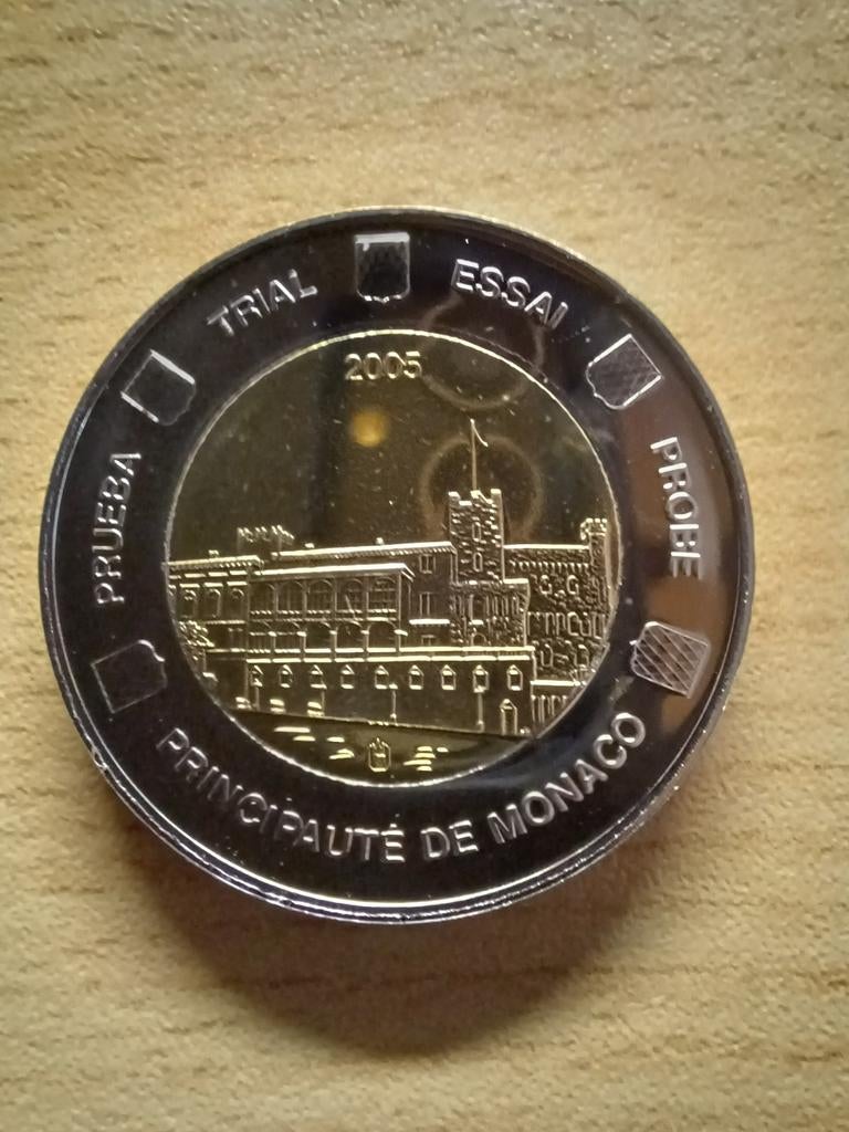 Monaco 2 Euro Proefmunt 2005 - Zeldzaam verzamelstuk, Postzegels en Munten, Munten | Europa | Euromunten, Ophalen of Verzenden