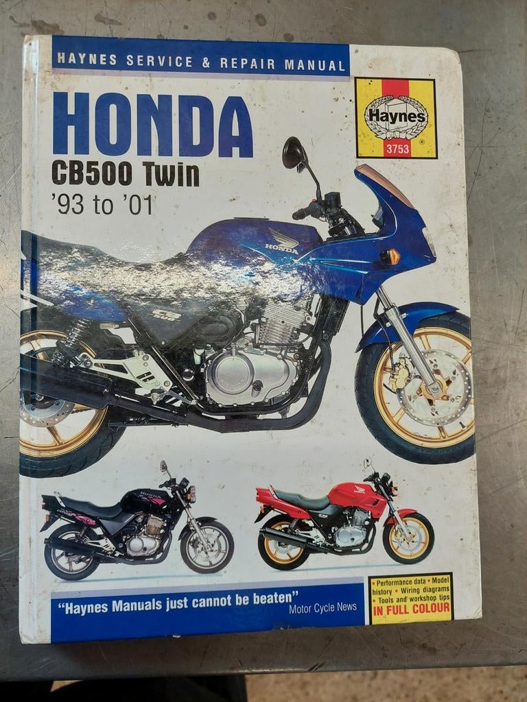 Honda CB 500 handleiding, Motoren, Ophalen of Verzenden, Honda