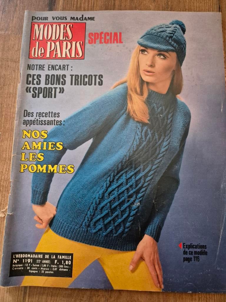 Modus de Paris spécial tijdschriften 1971, Verzamelen, Ophalen of Verzenden, 1960 tot 1980, Tijdschrift