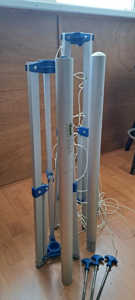 Droogmolen camping. Zgan. In draagtas., Ophalen of Verzenden, Zo goed als nieuw, Minder dan 50 watt