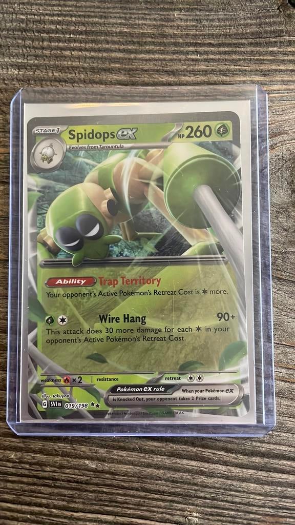 Spidops EX 019/198 Pokemon, Ophalen of Verzenden, Zo goed als nieuw