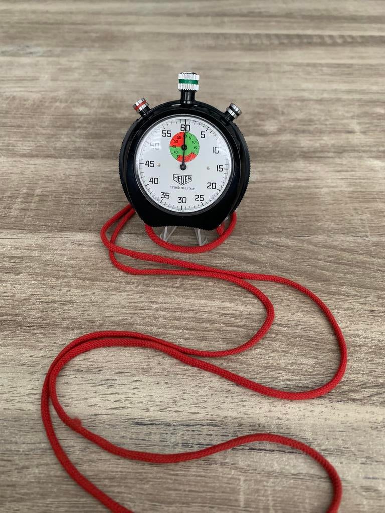 Heuer Trackmaster Stopwatch 1970-1979, Ophalen of Verzenden, Staal, Overige merken, 1960 of later